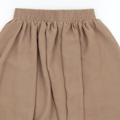 Hearts & Bows Womens Beige   Skater Skirt Size S