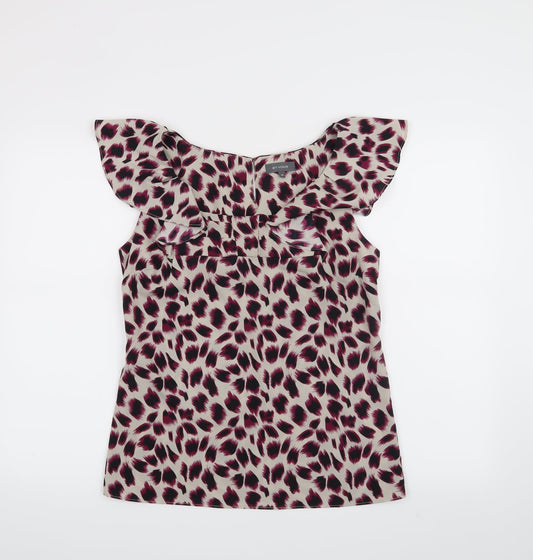 Womens UK Size 10 Et Vous Purple Basic Blouse
