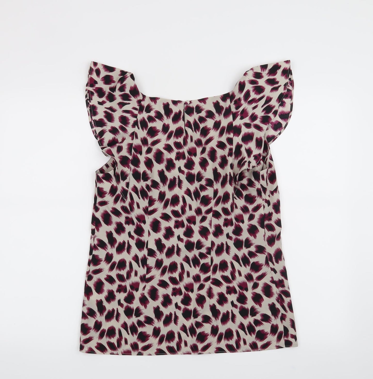Womens UK Size 10 Et Vous Purple Basic Blouse