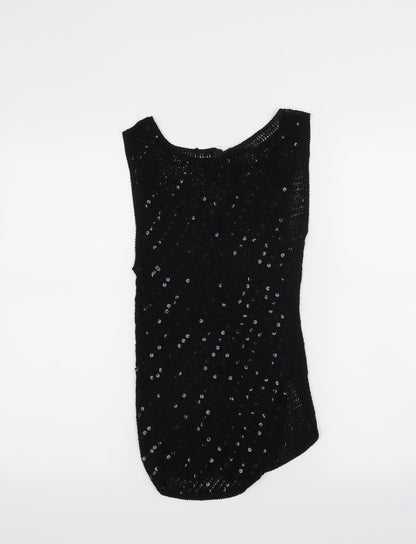 Isabella Womens Black   Basic Tank Size M