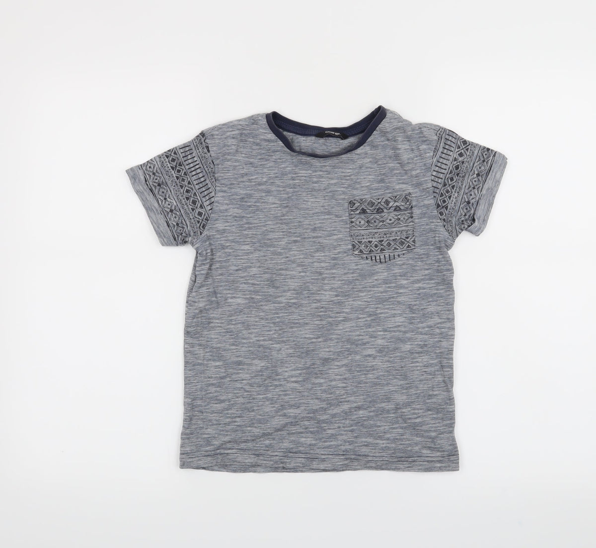 George Boys Grey   Basic T-Shirt Size 8-9 Years
