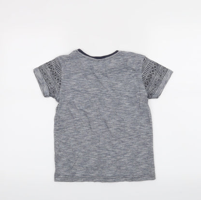 George Boys Grey   Basic T-Shirt Size 8-9 Years