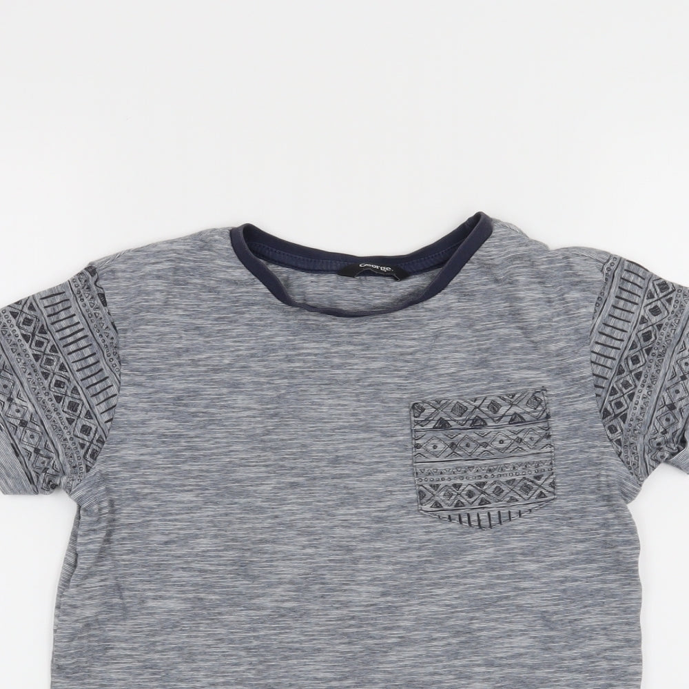 George Boys Grey   Basic T-Shirt Size 8-9 Years