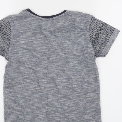 George Boys Grey   Basic T-Shirt Size 8-9 Years