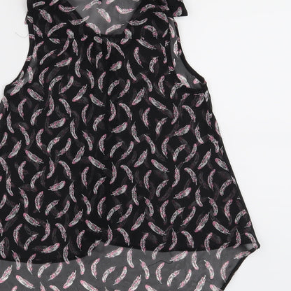 Candy Couture Girls Black   Camisole Tank Size 9 Years