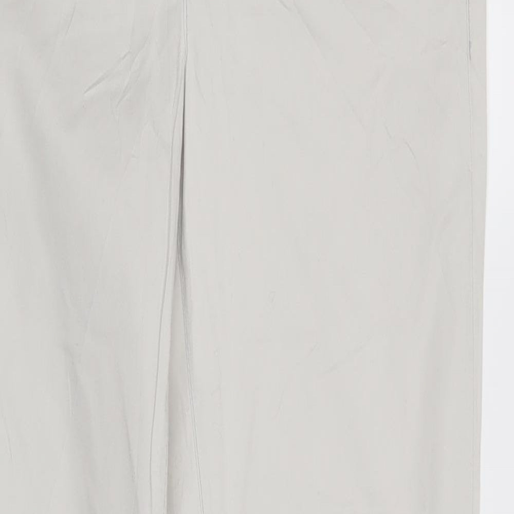 Womens UK Size 6 Cambio Regular Fit  Ivory Trousers
