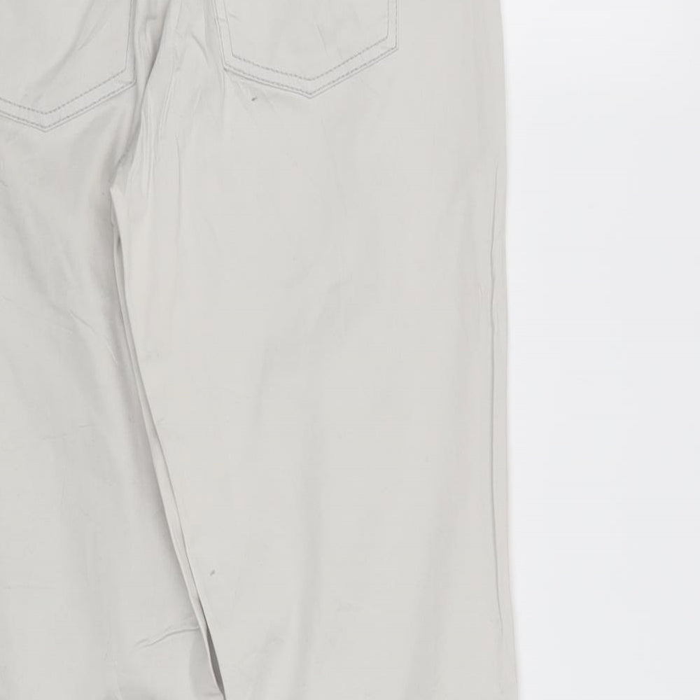 Womens UK Size 6 Cambio Regular Fit  Ivory Trousers