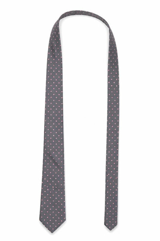 Mens Preworn Multicoloured Polka Dot  Slim Tie