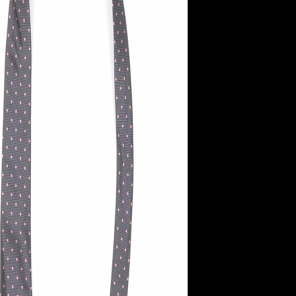 Preworn Mens Multicoloured Polka Dot  Slim Tie Tie One Size