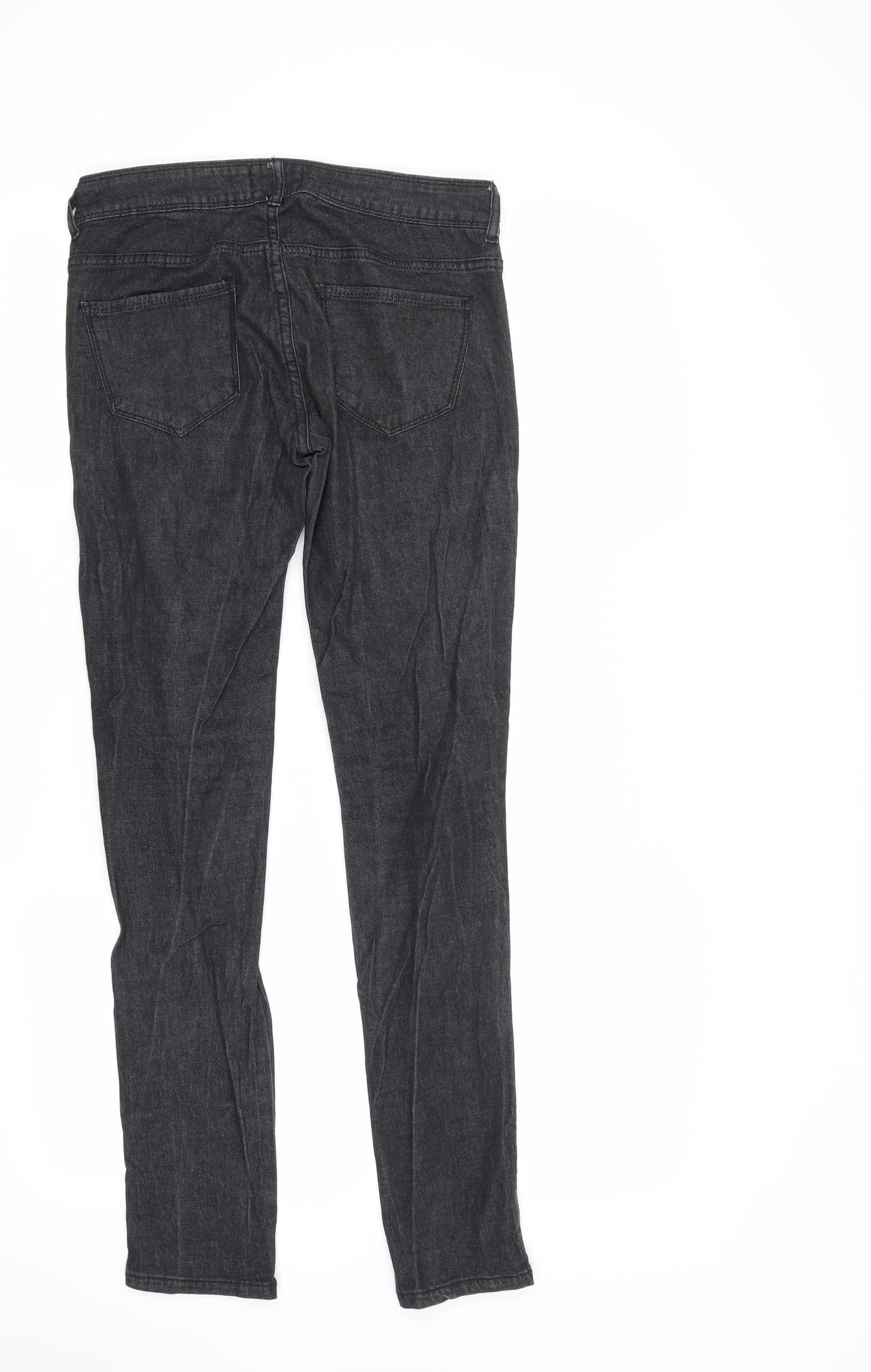 BSK Womens Black   Straight Jeans Size 8 L29.5 in