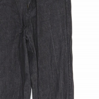 BSK Womens Black   Straight Jeans Size 8 L29.5 in