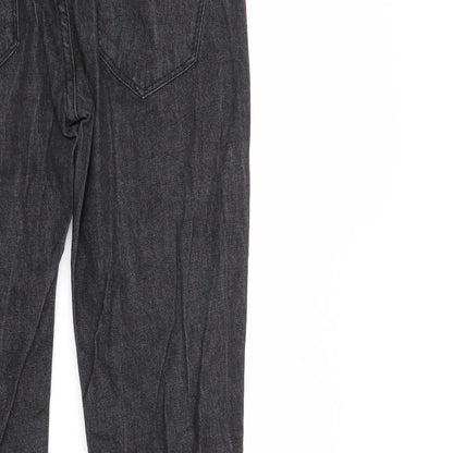 BSK Womens Black   Straight Jeans Size 8 L29.5 in