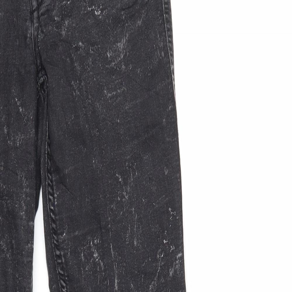 Denim & Co. Womens Black   Straight Jeans Size 6 L30 in