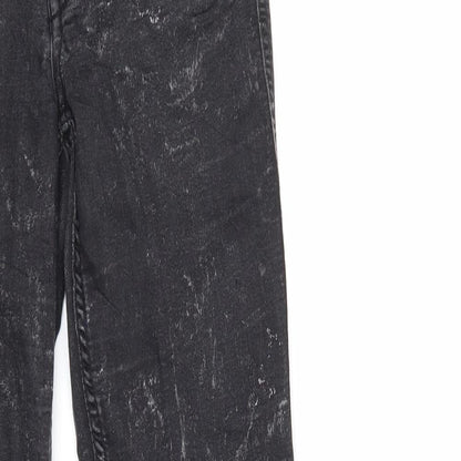 Denim & Co. Womens Black   Straight Jeans Size 6 L30 in