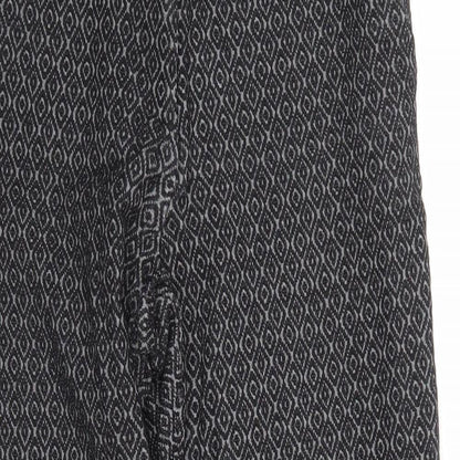 Womens UK Size 8 H&M Regular Fit  Black Trousers