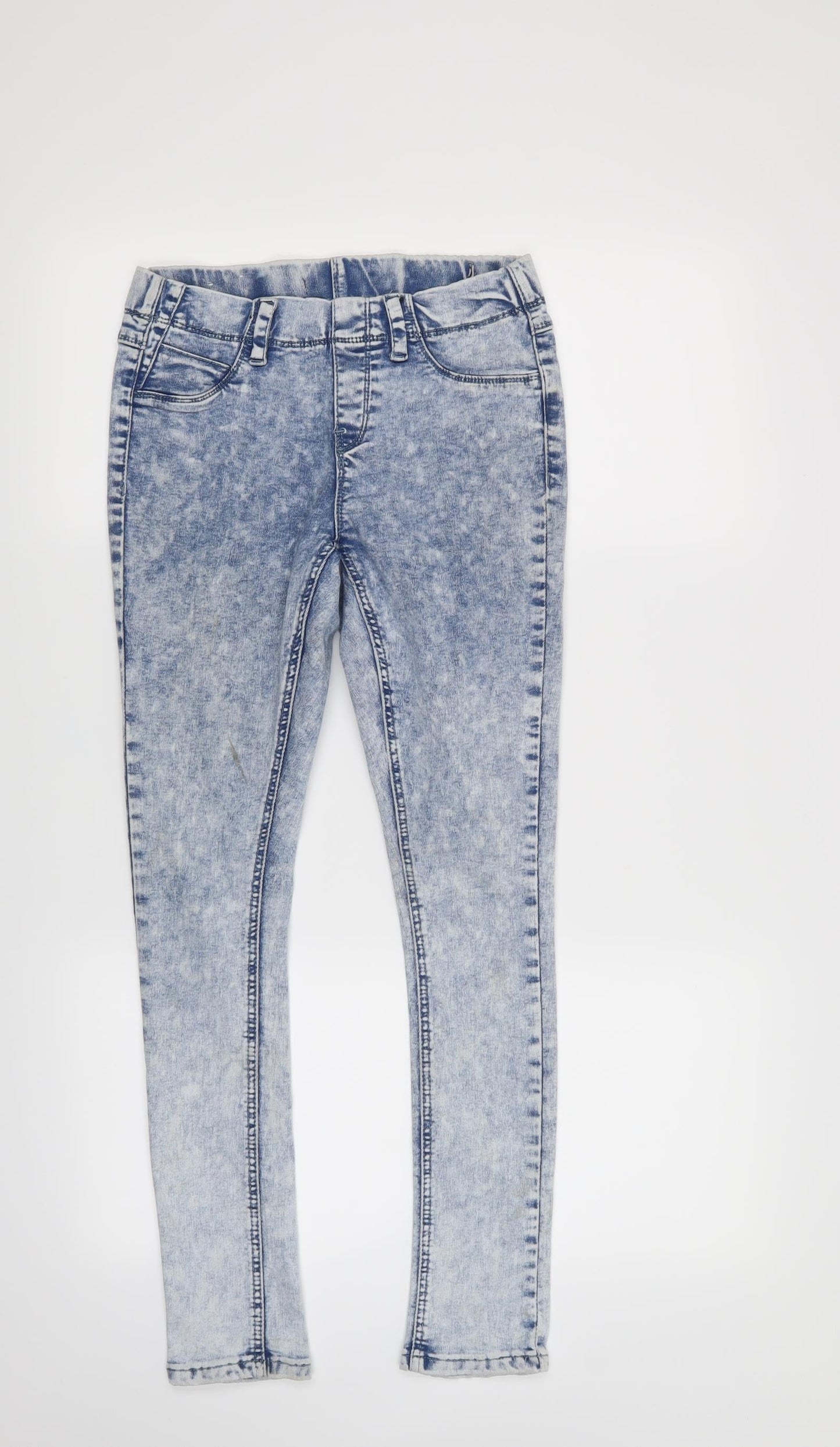 Womens UK Size  Preworn Regular Fit Straight Blue Jeans