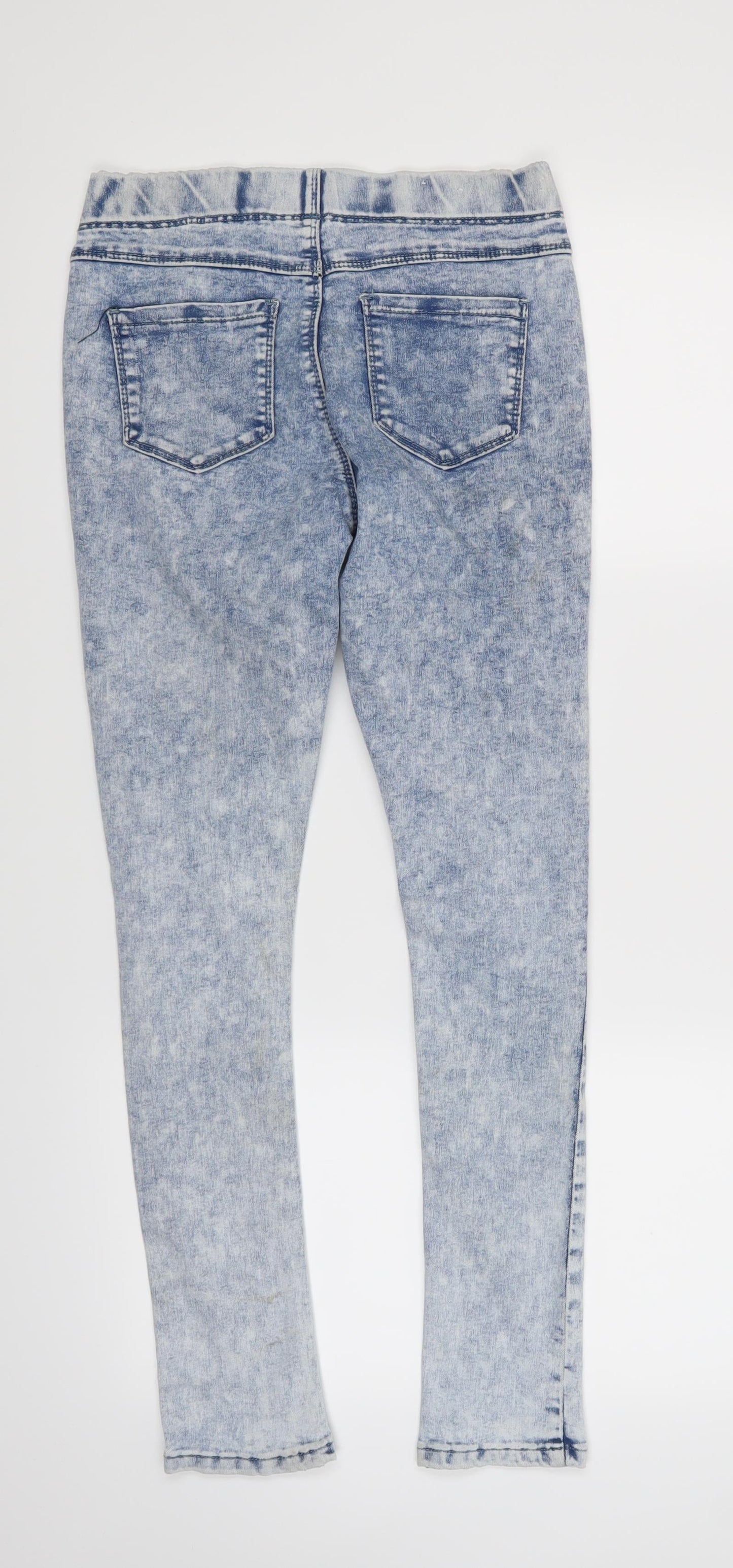 Womens UK Size  Preworn Regular Fit Straight Blue Jeans