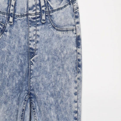 Womens UK Size  Preworn Regular Fit Straight Blue Jeans