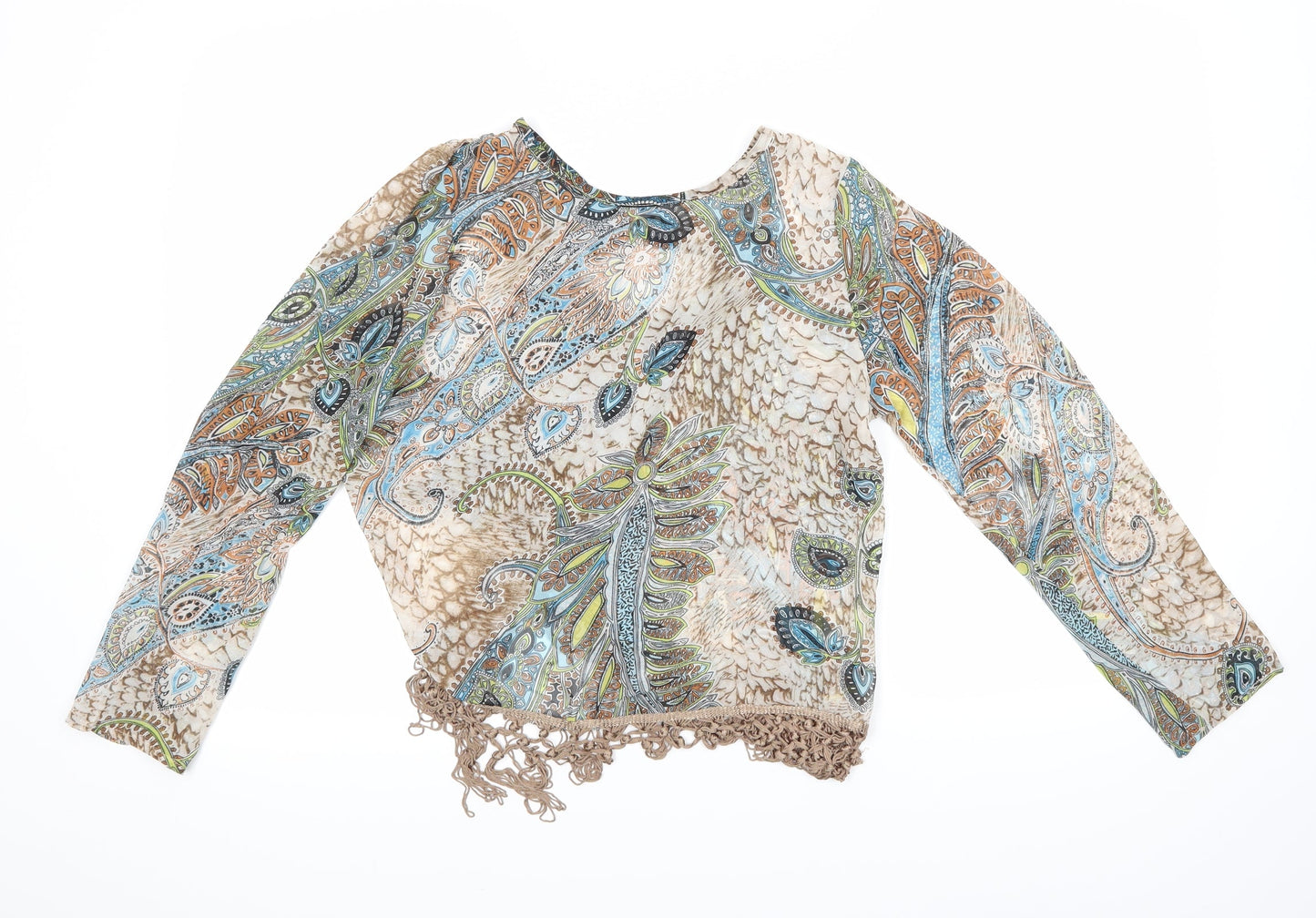 Minimum Womens Multicoloured Paisley  Basic Blouse Size S
