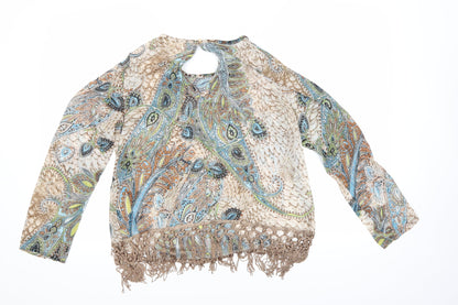Minimum Womens Multicoloured Paisley  Basic Blouse Size S