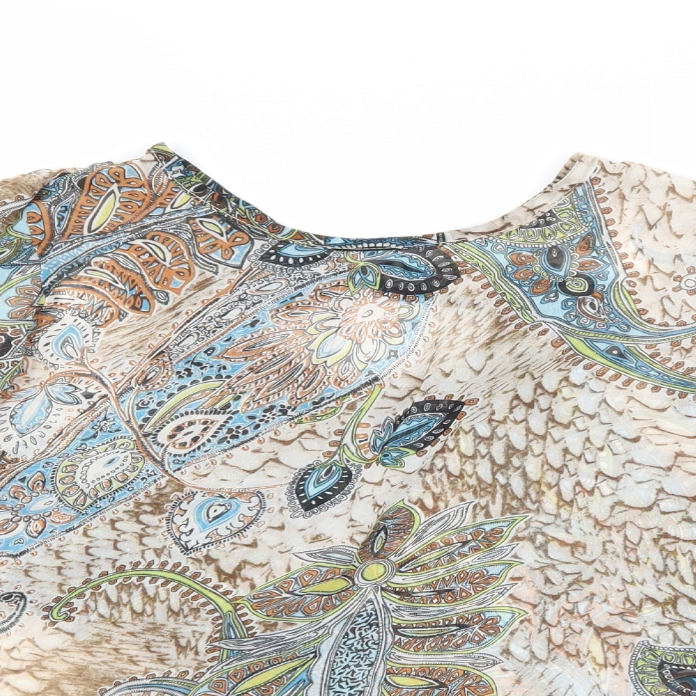 Minimum Womens Multicoloured Paisley  Basic Blouse Size S