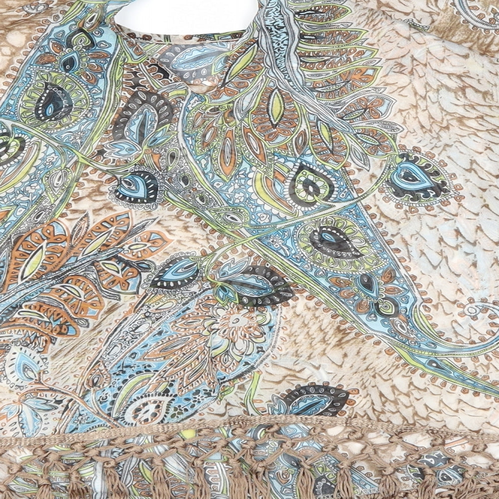 Minimum Womens Multicoloured Paisley  Basic Blouse Size S
