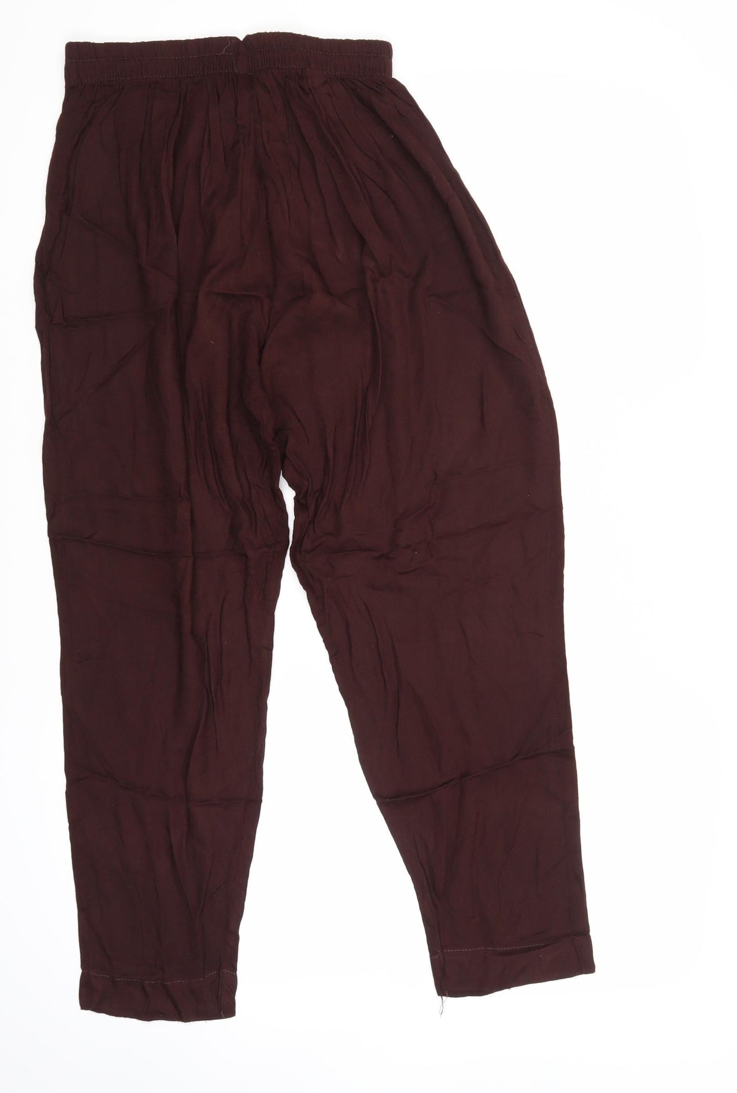 Womens UK Size S Preworn  Pedal Pusher Brown Leggings