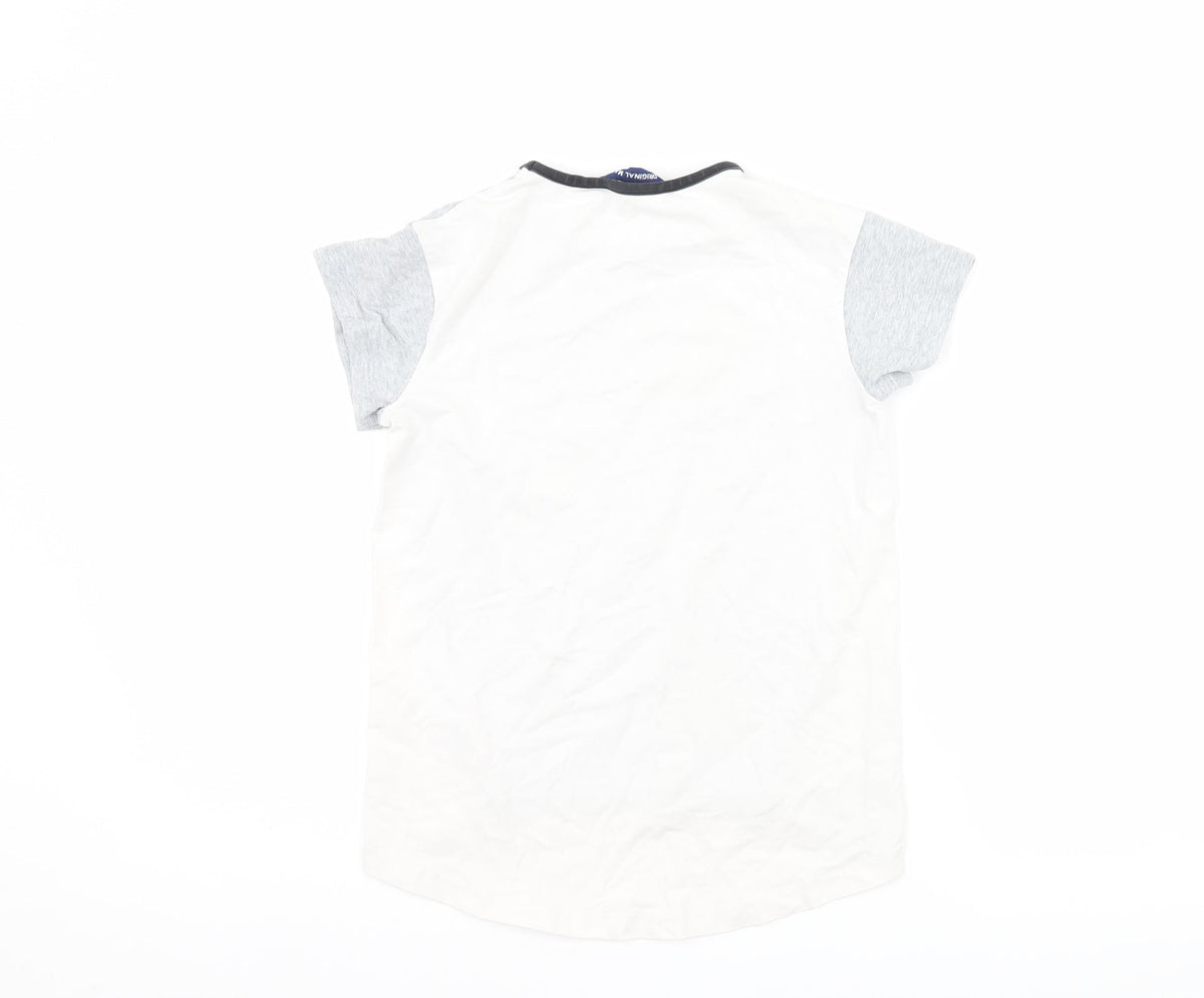 Original Marines Girls Grey   Basic T-Shirt Size 6 Years