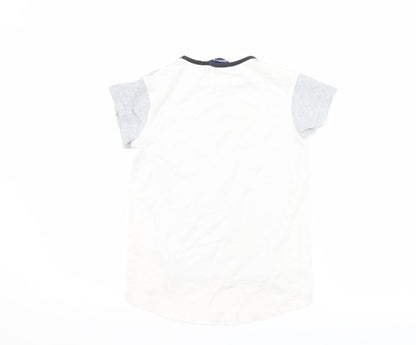 Original Marines Girls Grey   Basic T-Shirt Size 6 Years