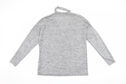 Papaya Womens Grey   Basic T-Shirt Size 14