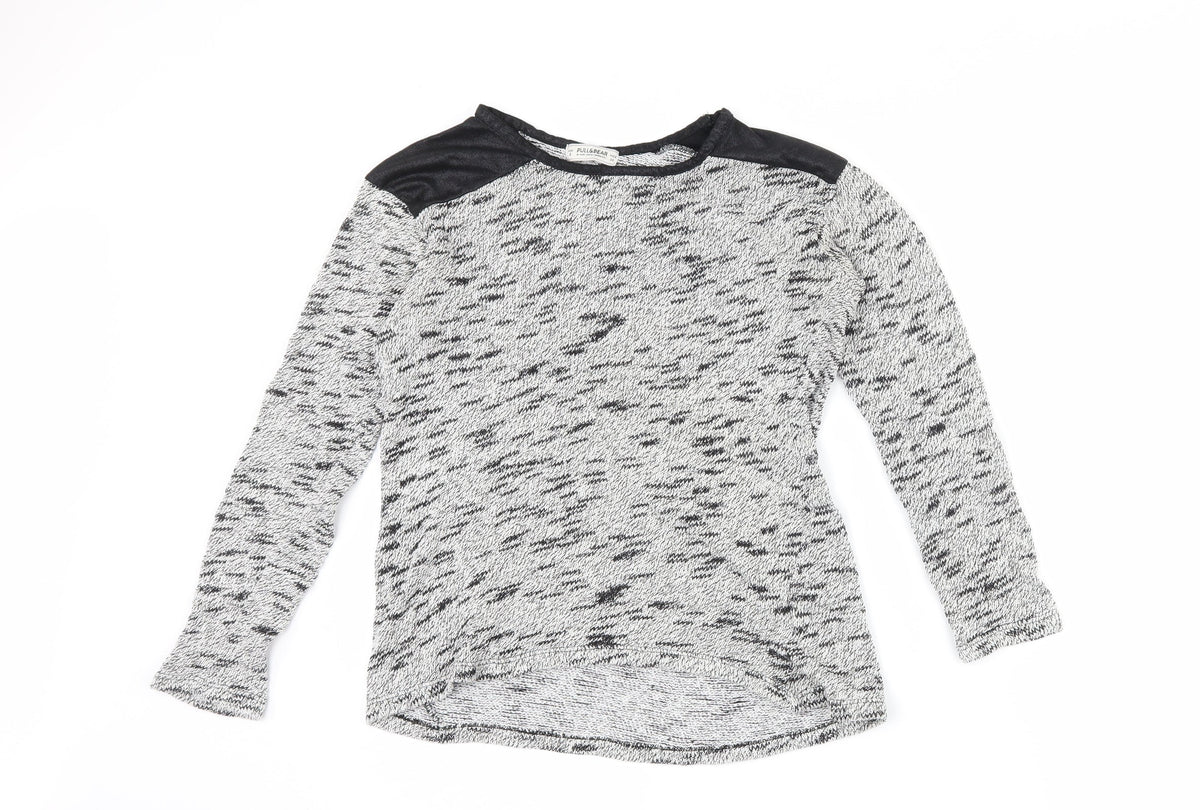 Pull&Bear Womens Grey   Pullover Jumper Size S