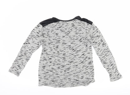 Pull&Bear Womens Grey   Pullover Jumper Size S