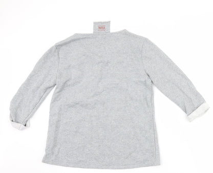 Matalan Womens Grey   Pullover Sweatshirt Size S  - christmas