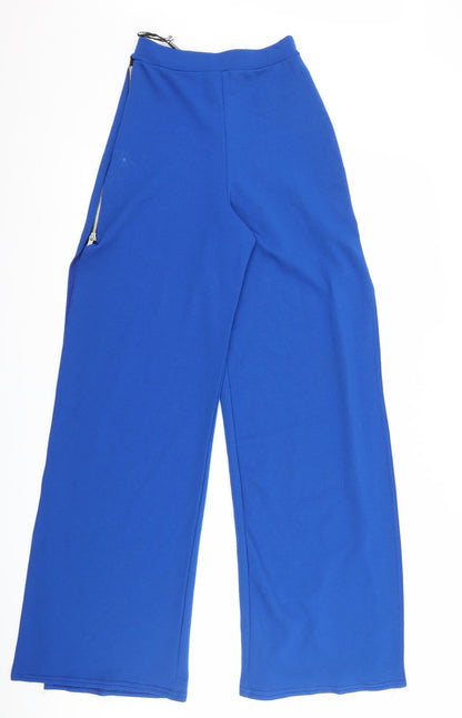 Womens UK Size 6 PRETTYLITTLETHING Regular Fit  Blue Trousers