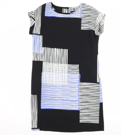 NEXT Womens Black Striped  Shift  Size 8