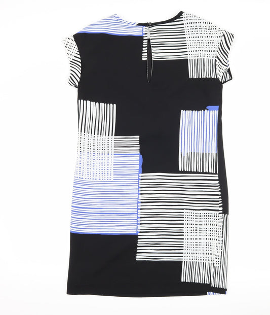 NEXT Womens Black Striped  Shift  Size 8