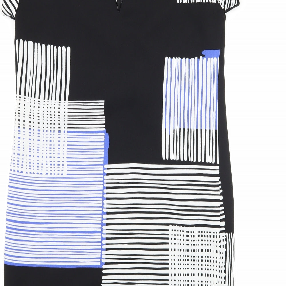 NEXT Womens Black Striped  Shift  Size 8