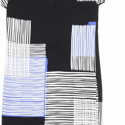 NEXT Womens Black Striped  Shift  Size 8