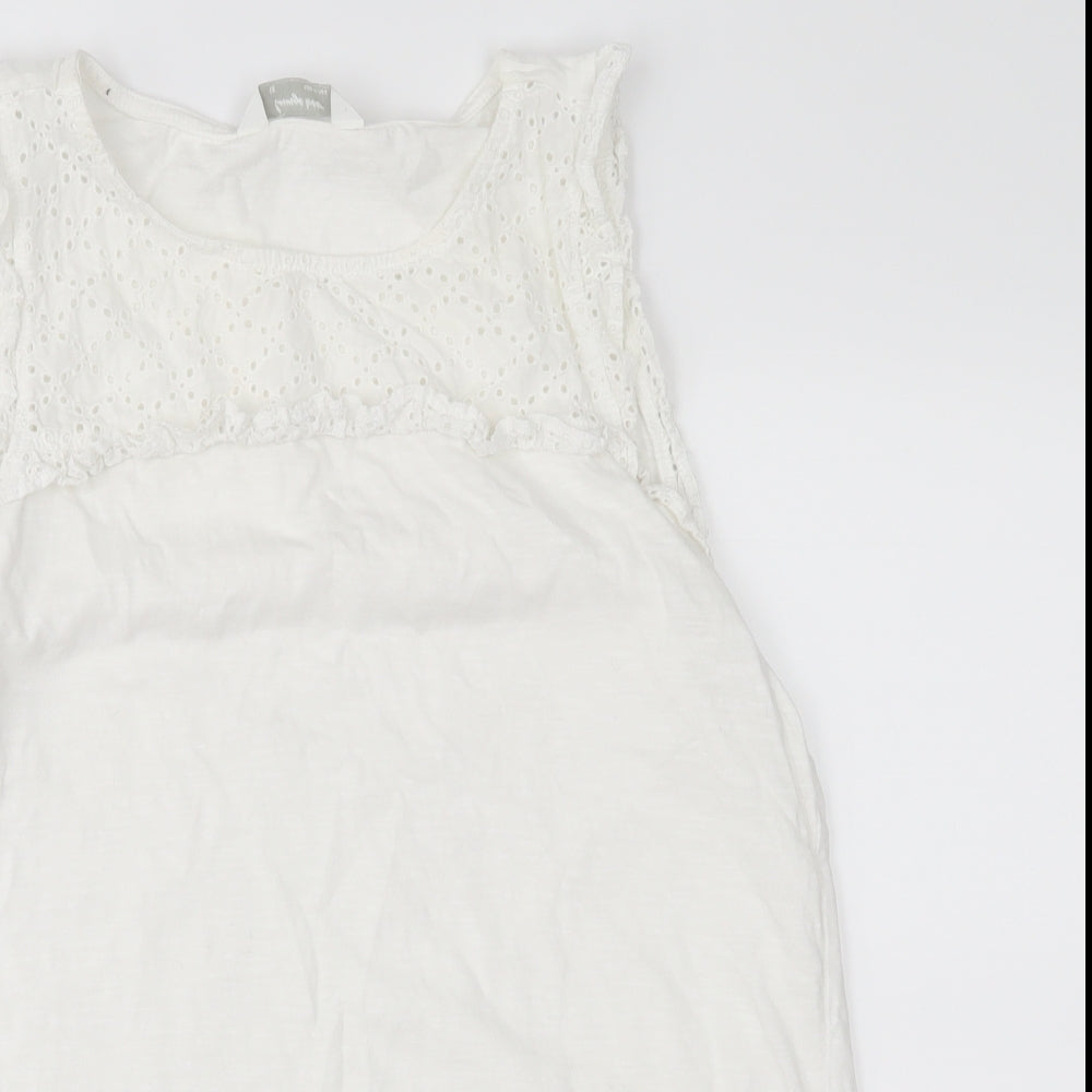 lounge wear  Womens White   Tunic Tank Size 12