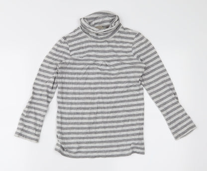 NEXT Boys Grey Striped  Basic Casual Size 7 Years
