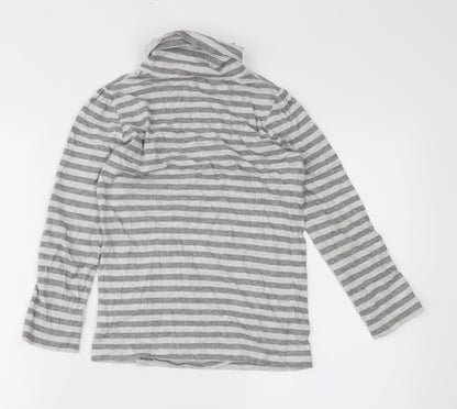NEXT Boys Grey Striped  Basic Casual Size 7 Years