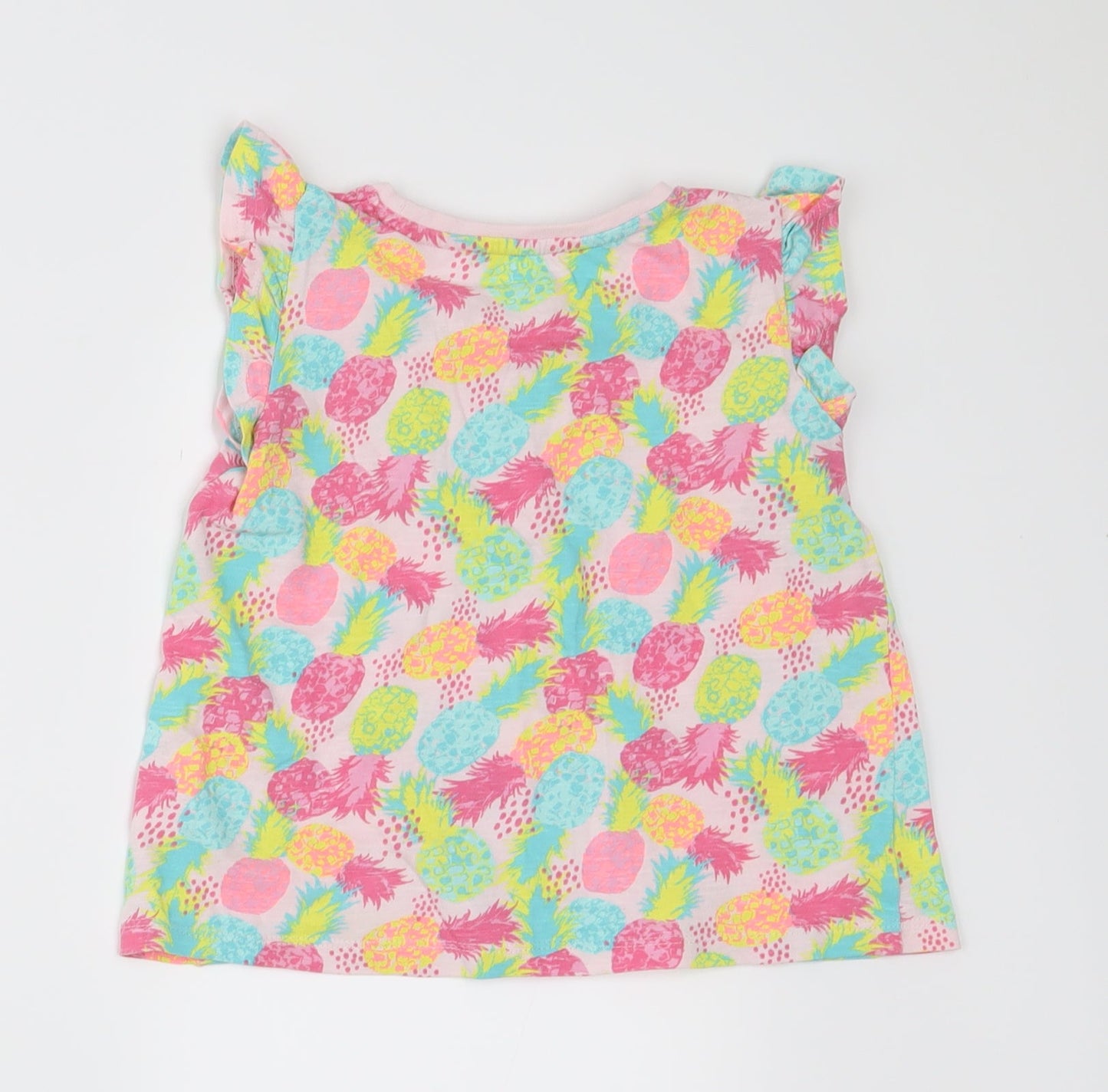 I LOVE MY TEE Girls Pink   Basic T-Shirt Size 3-4 Years