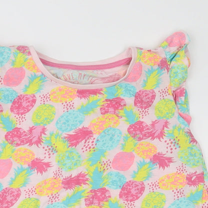 I LOVE MY TEE Girls Pink   Basic T-Shirt Size 3-4 Years