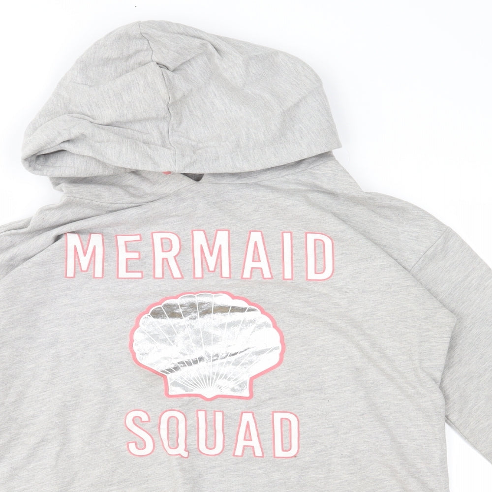 TU Girls Grey   Pullover Hoodie Size 12 Years