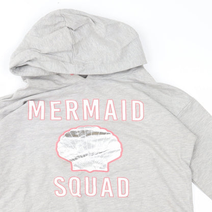 TU Girls Grey   Pullover Hoodie Size 12 Years
