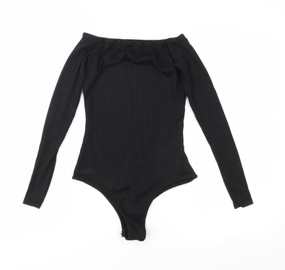 I SAW IT FIRST Womens Black   Bodysuit One-Piece Size 8