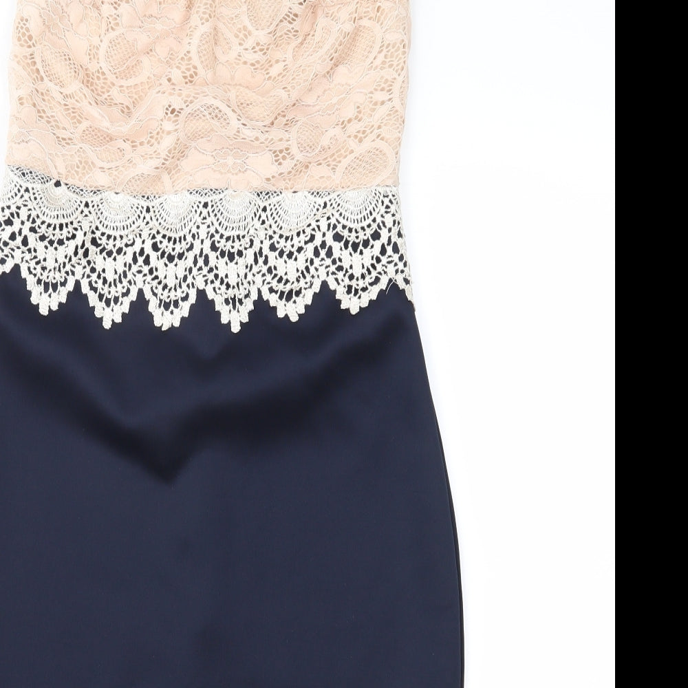 AX Womens Blue   Pencil Dress  Size 8