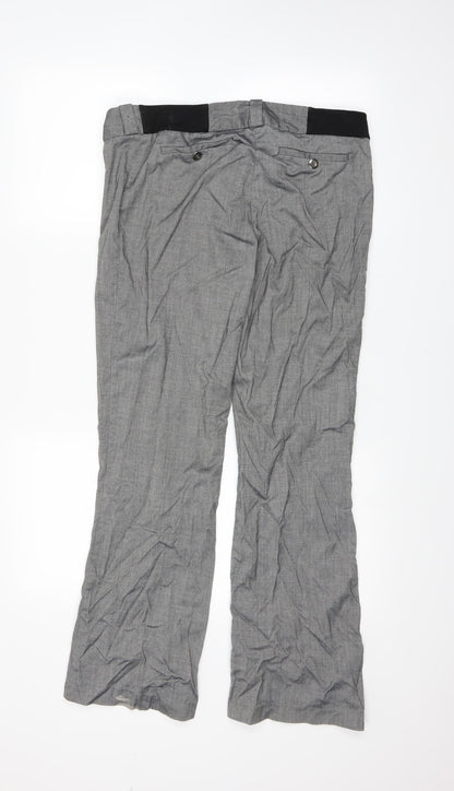 Redhering Womens Grey   Trousers  Size 10 L27 in