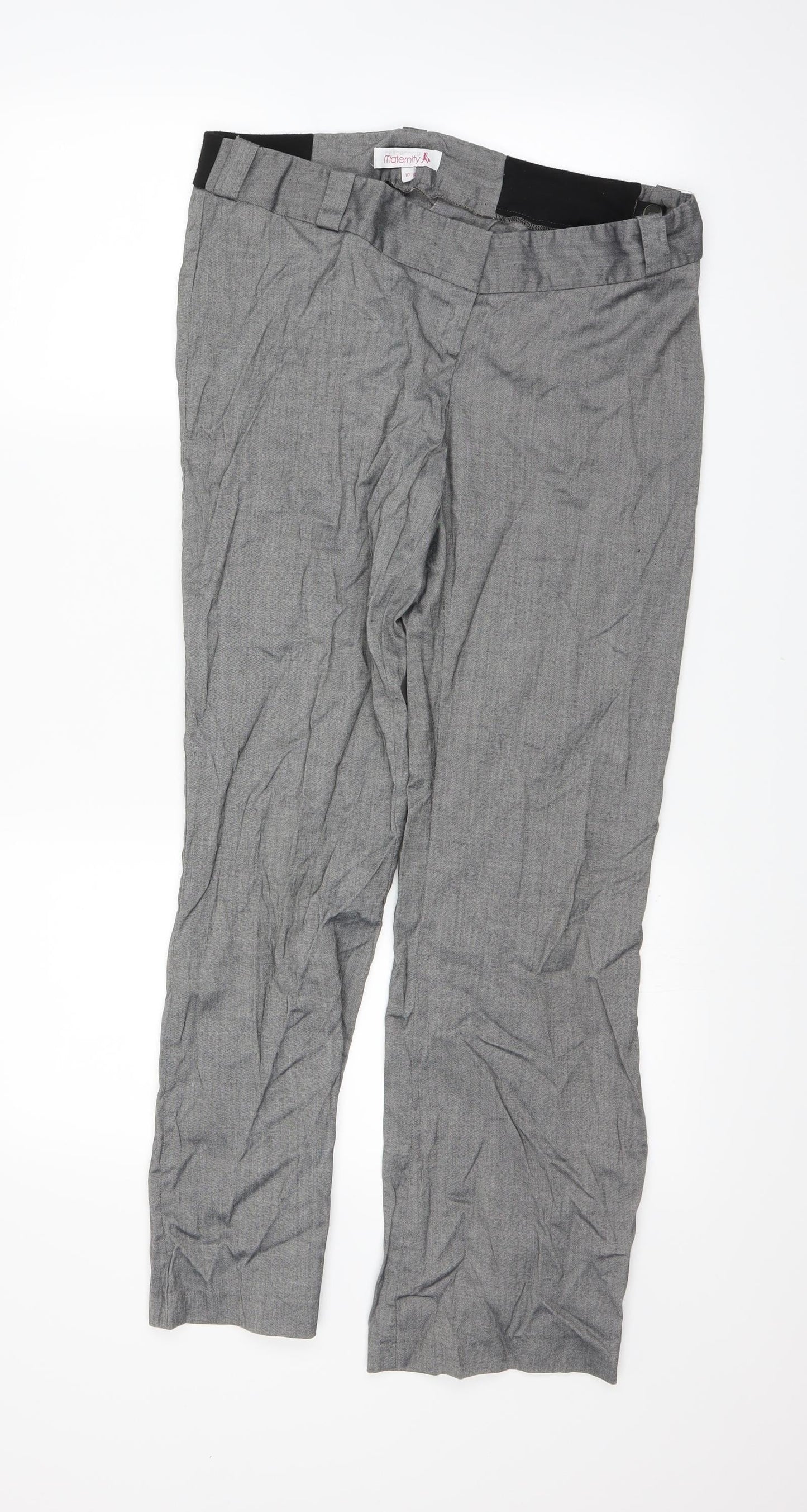 Redhering Womens Grey   Trousers  Size 10 L27 in