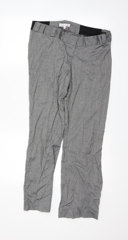 Redhering Womens Grey   Trousers  Size 10 L27 in